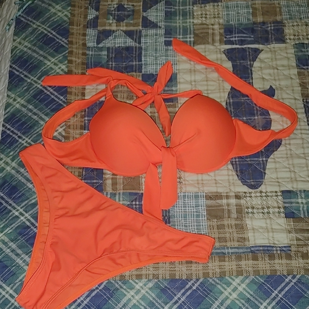 Orange Bikini Set